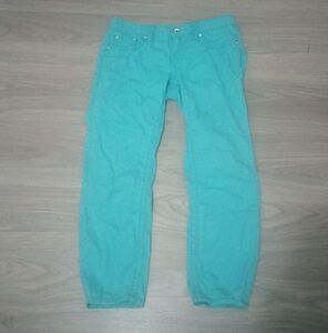 *GIVEN AWAY*Y2K turquoise jeans with rhinestones 🎉
